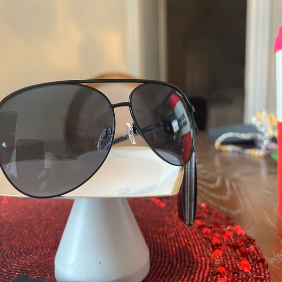 New Quay Australia High Key Aviator Sunglasses in Black 😎 - Picture 2 of 6